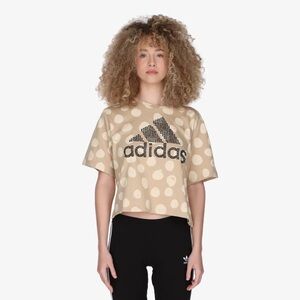 NWT Adidas x Farm Rio Limited Edition Collab - Polkadot Crop Tshirt size S